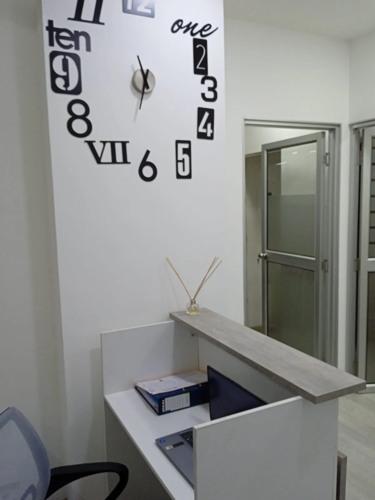 Área de atención del consultorio endocrinológico